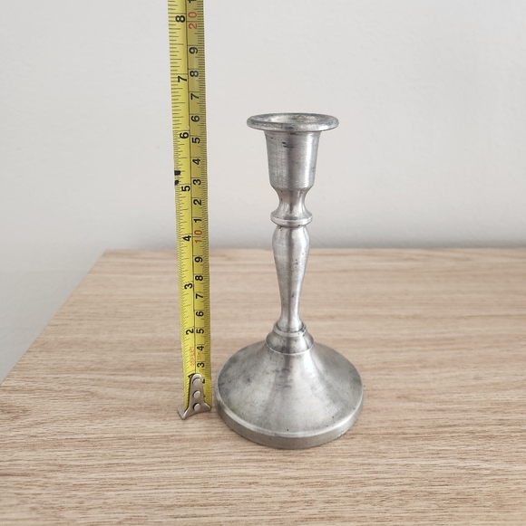 Vintage Preisner Pewter Candle Holder - Picture 2 of 3